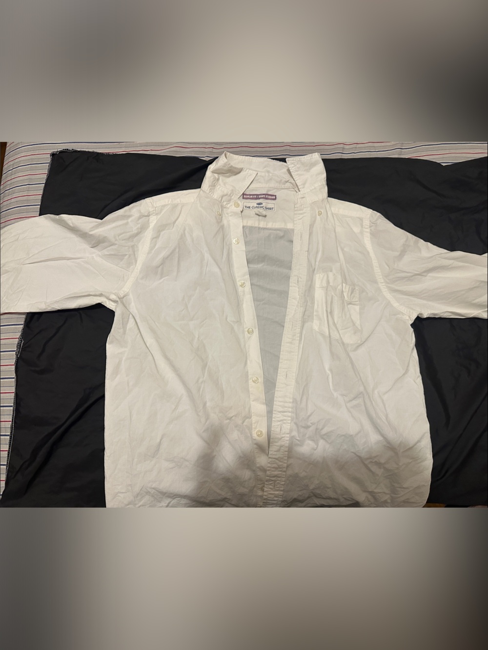 Old Navy “The Classic Shirt” White Men's Button-Up Dress Shirt